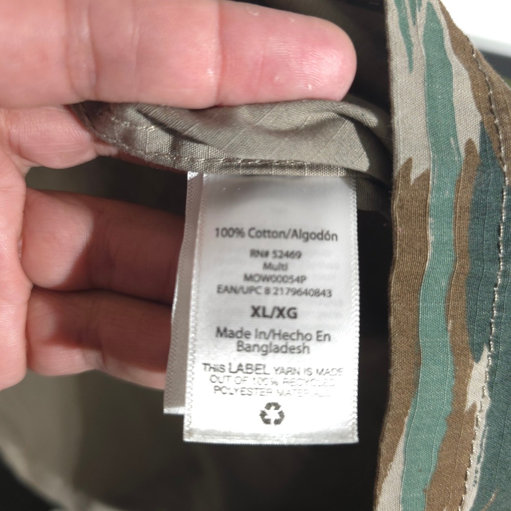 Free Assembly Mens Fatigue Military Jacket Sz XL Camo Camouflage Cotton New NWT - Picture 10 of 13
